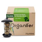 Insectenvetbollen voor Tuinvogels – 75 stuks x 100 g met, Verzenden