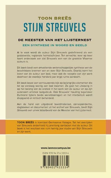 Stijn Streuvels 9789401433334 Toon Breës, Verzenden, Zo goed als nieuw, Toon Breës