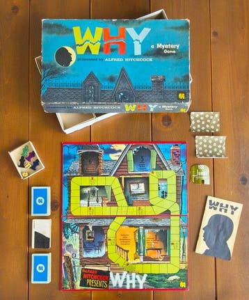 Milton Bradley - Bordspel - WHY, a Mystery Game - presented