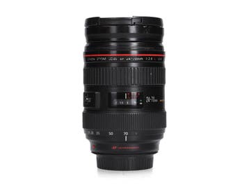 Canon EF 24-70mm f/2.8 L IS USM - Zoomlens - 1 jaar garantie, Ophalen of Verzenden, Zo goed als nieuw