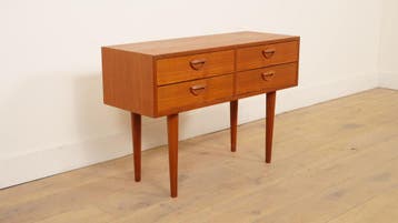 Vintage ladekast | Kai Kristiansen | Deens Design | Teak |, Ophalen of Verzenden, Nieuw