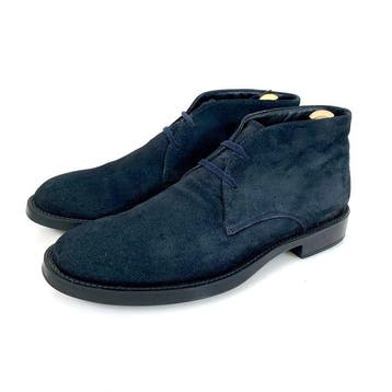 Tods Cukka Boots Suede Navy Blue UK 8.5 - Sneakers - Maat:, Nieuw
