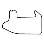 Muursticker Formule 1: Las Vegas Street Circuit - USA, Hobby en Vrije tijd, Stickers en Plaatjes, Verzenden, Nieuw, Sticker