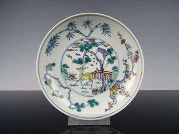 Bord - Porselein - Chenghua merk 1664-1911