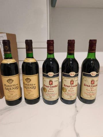 1976, 1978 Bodegas Rioja Santiago, Gran Condal & 1981, Nieuw