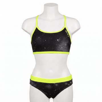 ZONE3 ENKEL BIKINI TOP Bikini top Zwart / Geel (AAA), Ophalen of Verzenden, Nieuw