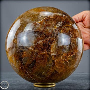 Zeldzaam natuurlijk gouden healer-kwarts Sphere, Brazilië-