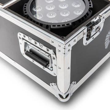 led par accu ip65  - set 4x incl case  POSEIDON 4, Muziek en Instrumenten, Licht en Laser, Ophalen of Verzenden, Nieuw, Licht