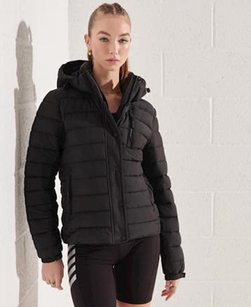 Superdry - Maat L - Classic Fuji Padded Jacket Dames Puffer, Kleding | Dames, Jassen | Winter, Verzenden, Nieuw