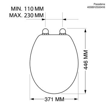 Toiletzitting Tiger Pasadena Thermoplast Softclose, Ophalen of Verzenden, Nieuw