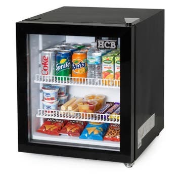 HCB Minibar - 46 liter - glasdeur - 230V - ABS, Verzenden, Nieuw in verpakking