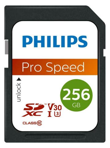 Philips | SDXC | 256 GB | UHS-I | U3, Verzenden, Nieuw