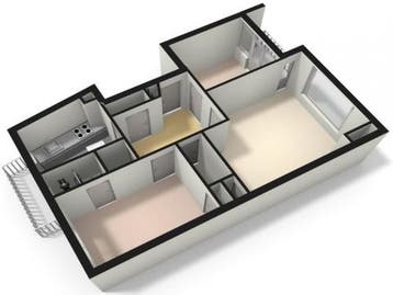 Te Huur 3 Kamer Appartement Royaards van den Hamkade In Utre, Huizen en Kamers, Huizen te huur, Utrecht-stad, Direct bij eigenaar