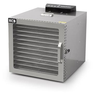 HCB Voedseldroger - 12 rekken - RVS droogoven - dehydrator -, Verzenden, Nieuw in verpakking, Overige typen