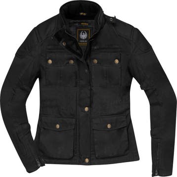 Merlin Buxton II Dames Zwart Wax Motorjas, Nieuw met kaartje, Jas | textiel, Verzenden, Merlin