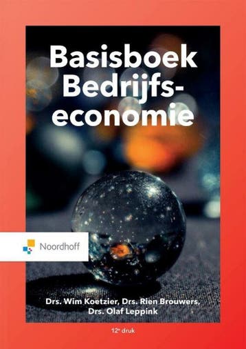 9789001738228 Basisboek bedrijfseconomie, Verzenden, Nieuw, M.P. Brouwers