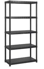 Kunststof Opbergrek 5 Lagen – Staande Kast Zwart Multifuncti, Verzenden, Nieuw