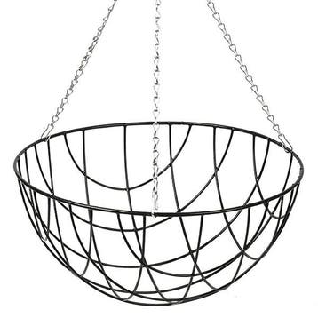 Hanging basket | Nature | Ø 40 cm (Groen, Verzinkt staal), Tuin en Terras, Bloempotten, Verzenden, Nieuw