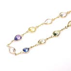 Armband - 18 karaat Geel goud - 5.41ct. tw. Saffier -, Nieuw