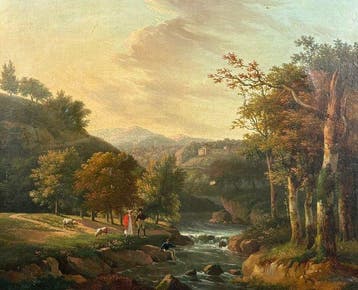 Franse school (XVIII) - Paysage