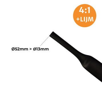Krimpkous Met Lijm 4:1 | P/M, 52mm, Ophalen of Verzenden, Nieuw