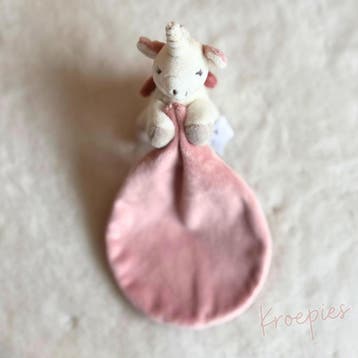 PRENATAL knuffeldoekje eenhoorn Fairytale Powder Pink, Kinderen en Baby's, Verzenden, Nieuw
