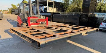 Mega frame egalistie of pallet 3x4m 200mm hoog lepelkokers