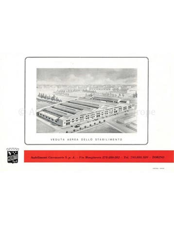 1961 MORETTI FIAT 750 BROCHURE, Nieuw, Author