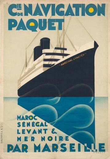 M.Ponty - Hachard&cie - compagnie navigation paquet - Jaren
