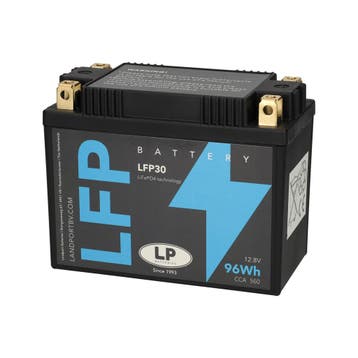 Landport (LP) LFP30 12 volt 96,0 Wh Lithium LiFePO4 accu, Motoren, Ophalen of Verzenden, Nieuw