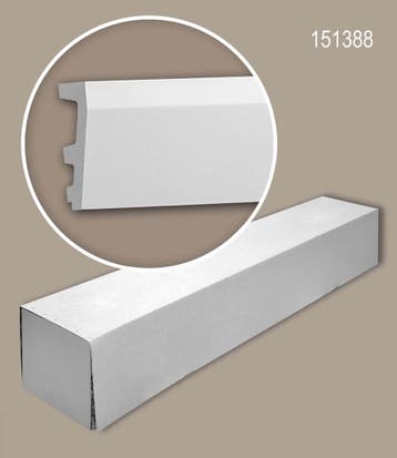 Profhome 151388-box 1 doos 4 lijsten Wandlijst Fries | 8 m, Verzenden, Nieuw