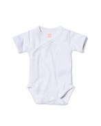 HEMA Overslag romper organic katoen stretch - 2 stuks wit, Verzenden, Nieuw