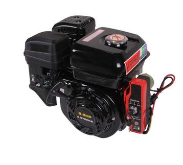 6.5 Pk Benzinemotor E-start 20mm as met spiebaan, Verzenden, Nieuw