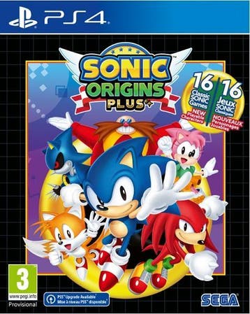 Sonic Origins Plus PS4 Garantie & morgen in huis!, 1 speler, Ophalen of Verzenden, Zo goed als nieuw, Vanaf 3 jaar