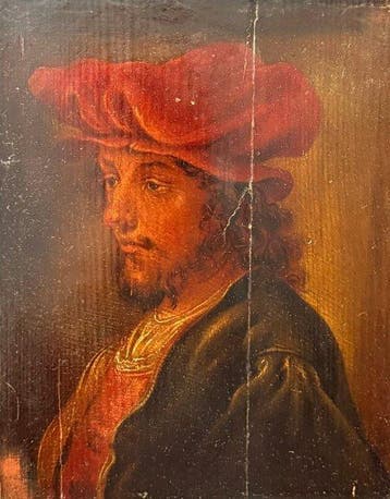 Flemish School (XIX) - Herrenporträt, Antiek en Kunst