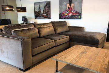 Loungebank Amsterdam - loungebanken, Nieuw, 150 cm of meer, Stof, 250 tot 300 cm