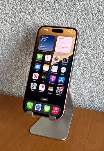 Apple iPhone 15 128GB Roze / Garantie / Nette staat, 128 GB, IPhone 15, Refurbished, Ophalen of Verzenden