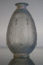 Marius Ernest Sabino - Vaas - Les Ondes - Opaline glas