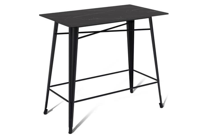 Metalen statafel - Zwart | 120x70cm | Hamburg, Tuin en Terras, Tuintafels, Nieuw, Kunststof, Ophalen of Verzenden