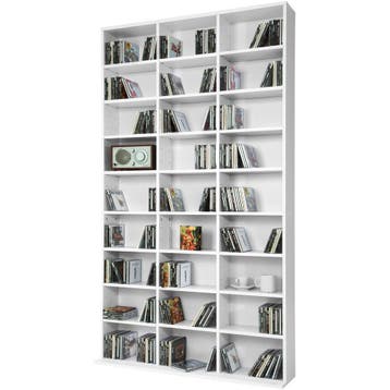 Kast Christel 180x102x23,5cm - wit, Huis en Inrichting, Woonaccessoires | Cd- en Dvd-rekken, Verzenden, Nieuw