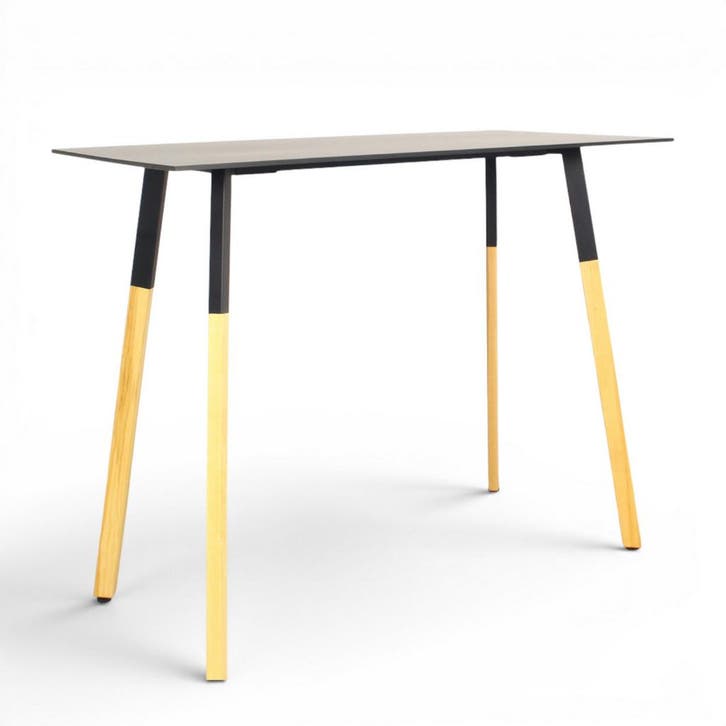 Bejot Orte bartafel, 135x67,5cm, 109 hoog, zwart-eiken, Zakelijke goederen, Kantoor en Winkelinrichting | Kantoormeubilair en Inrichting