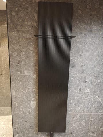 Elektrische Radiator mat zwart 42x180 met ribbel - 0034, Ophalen, Nieuw, Radiator