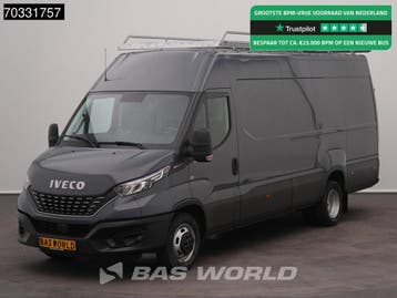 Iveco Daily 35C18 3.0L Automaat L3H2 LED 3,5t Trekhaak Dubbe, Stof, Gebruikt, Euro 6, Iveco
