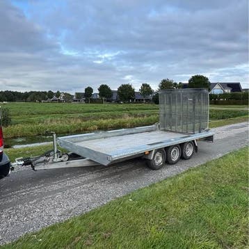 Machine Transporter 3500 kg, Ophalen, Zo goed als nieuw