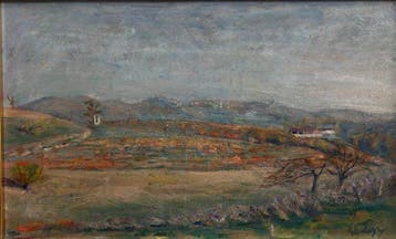 Eso Peluzzi (1894-1985) - Paesaggio delle Langhe