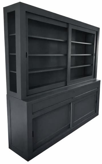 Design buffetkast antraciet - antraciet Petten 240cm, Ophalen of Verzenden, Nieuw