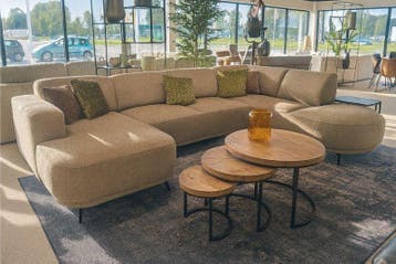 U-Bank Olst - u-banken, Nieuw, 150 cm of meer, Stof, 300 cm of meer