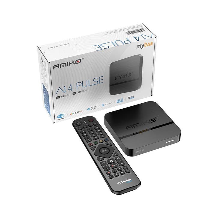 Amiko A14 PULSE IPTV Set Top Box, Audio, Tv en Foto, Mediaspelers, Nieuw, Minder dan 500 GB, HDMI, USB 2.0, Ophalen of Verzenden