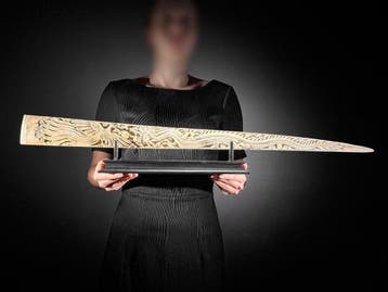 GEEN RESERVEPRIJS - Prachtige uitgehouwen grote, Antiek en Kunst