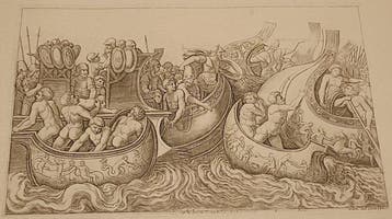Maestro del Dado (1560) - Battaglia Navale